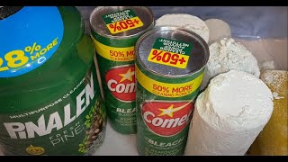 ASMR Thick Paste  4 Dried Comet Cylinders 15 Cans of Comet 1 Gallon Pine Pinalen [upl. by Ailec]