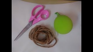 Birds Nest using jute in 2 easy steps DIYHome Decors [upl. by Merrielle]