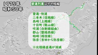 新潟駅開業120周年記念 新潟駅から乗り換えなしでどこまで行けたの？ 1904～2024 [upl. by Elokkin]