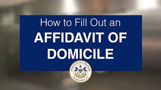 Affidavit of Domicile Form – PA Treasury Unclaimed Property Tutorial [upl. by Welcome416]