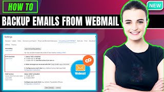 How to backup Emails from Webmail 2024  Backup email cpanel [upl. by Gerstein874]