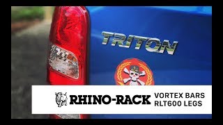 RhinoRack DIY Install Part 1  MQ Triton with Vortex Bars and RLT600 Legs [upl. by Gnolb941]