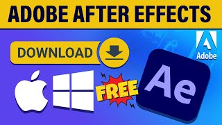 How To Download Adobe After Effects For FREE On PC amp Mac [upl. by Trainer]