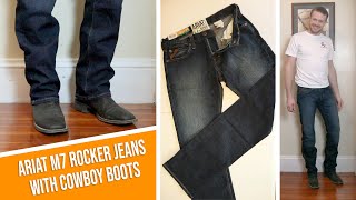 M7 Rocker Stretch Ariat Jeans with Cowboy Boots [upl. by Miett]