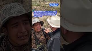 Texas sheriff rescues migrant after smugglers abandon him [upl. by Nepean487]