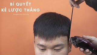 BÍ QUYẾT KÊ LƯỢC thẳng tắp  nhanh gọn  Hung BarberSharing [upl. by Tebzil614]