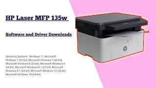 How to download HP Laser MFP 135w 135w 135r 135w 135ag 135wg Software and Driver Downloads [upl. by Schou537]