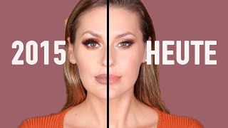 Schminken heute vs damals  5 Jahre Transformation vom Makeup Artist [upl. by Ariom]