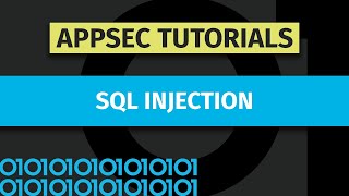 SQL Injection  Veracode AppSec Tutorials [upl. by Ariaec]