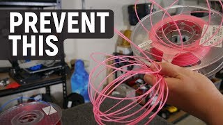 How to Load and Unload 3D Printer Filament and prevent tangles [upl. by Nosrej82]