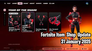 🚨 Fortnite Item Shop Update January 31 2025 30 January 2025 for USA Leelah amp Scarlet Serpent 🐍🎮 [upl. by Stanly]