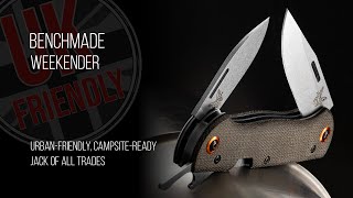 Benchmade Weekender Urbanfriendly Campsiteready Jack of all Trades [upl. by Tedman314]