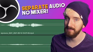 HOW TO Separate Game Audio Discord Music in OBS [upl. by Anale909]