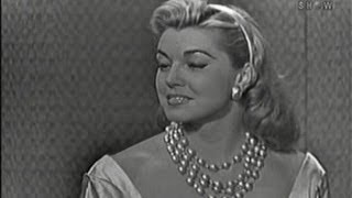 Whats My Line  Esther Williams Martin Gabel panel Sep 6 1959 [upl. by Iahs]