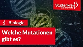 Welche Mutationen gibt es  Biologie verstehen mit dem Studienkreis [upl. by Tiram123]