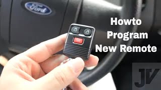 How To Program A Ford F150 Remote Key Fob 1998  2010 [upl. by Fishman109]