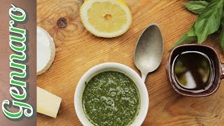 Traditional Basil Pesto  Gennaro Contaldo [upl. by Eah]