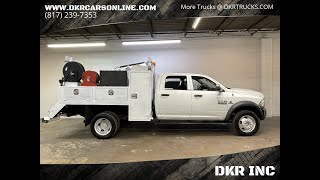 2014 RAM 5500 CREW CB 4X4 MECHANICS CRANE TRUCK CUMMINS DIESEL ONE OWNER [upl. by Edik212]