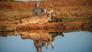 Oklahoma Deer Hunt 2023 Hunter kills high rack Buck [upl. by Bastien]