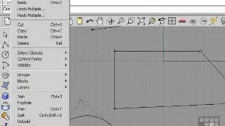 Working with NURBS Curves  Rhino 4 Tutorial [upl. by Netsirhc]