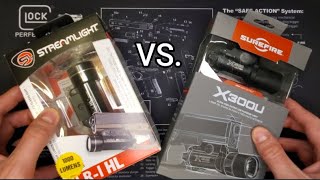 Surefire X300U vs Streamlight TLR1 1000 Lumens [upl. by Cassiani]