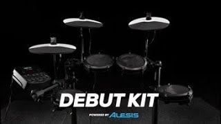 Alesis Debut Electronic Drum Kit  Gear4music Overview [upl. by Mailliwnhoj]