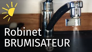 Installer un économiseur deau sur son robinet  AlteredNozzle 98 less water [upl. by Airdna733]