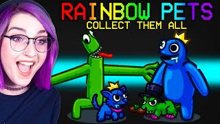 Getting Rainbow Friends Pets in Among Us [upl. by Kazmirci]