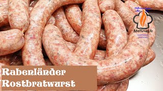 Rabenländer Rostbratwurst selber machen Nr156 Wurstselbermachen  Die Wurst aus Holsußra [upl. by Etnuaed]