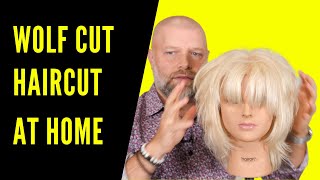 Wolf Cut TikTok Haircut  TheSalonGuy [upl. by Htinnek]