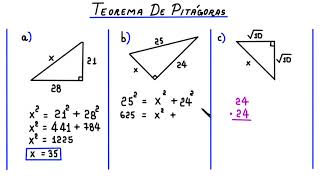 TEOREMA DE PITÁGORAS [upl. by Ailemor656]