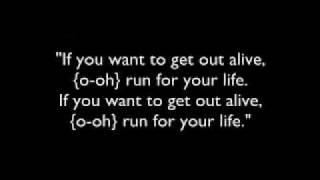 Three Days Grace  Get Out Alive lyrics [upl. by Mallis]