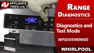 Whirlpool Range  Oven  Diagnostic Mode Error Fault Codes amp Troubleshooting [upl. by Cleres]