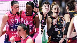 ALL quotMEGA RALLYquot of the match Milano  Roma  Lega Volley Femminile 202324 [upl. by Rutherfurd662]