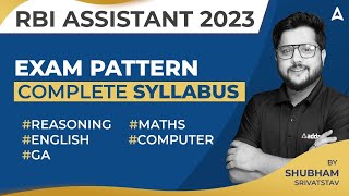 RBI Assistant Syllabus and Exam Pattern 2023 [upl. by Edmund779]