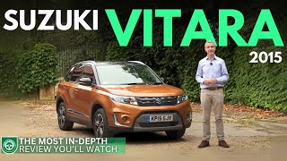 Suzuki Vitara 2015 Review  Much more efficient option than petrolpowered rivals [upl. by Lleira366]