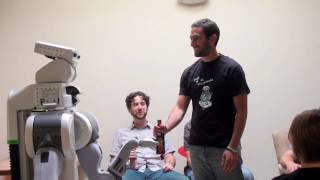 PR2 Robot Fetches Beer from the Refrigerator [upl. by Westland]