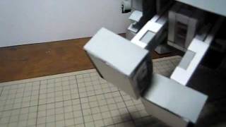 Paper Biped Robot PR5 vol2 Paper Automata [upl. by Justinian6]