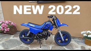 Brand NEW Yamaha PW 50 2022 model  review uncorking first start [upl. by Neelyam]