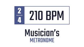 210 BPM  24  Metronome [upl. by Germann]