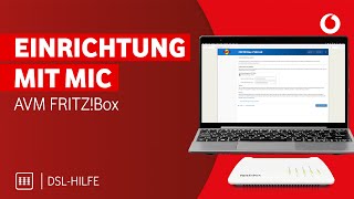 AVM FRITZBox einrichten So einfach geht´s mit Modeminstallationscode MIC [upl. by Grim997]