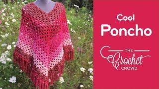 Crochet Poncho  EASY  The Crochet Crowd [upl. by Irrahs18]