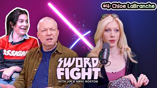 SWORD FIGHT 4  CHLOE LABRANCHE [upl. by Ashbey]