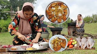 IRAN Special Delicious Chicken Recipe Barberry Pilaf amp Chiken ♤ Zereshk Polo ba Morgh ♤ زرشک پلو مرغ [upl. by Ardena]