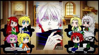 Naruto Friends react to Naruto as gojo  My Au  reaction  1 parts  naruto gojo sukuna [upl. by Huldah181]