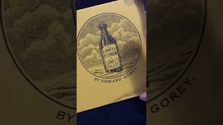 Edward Gorey The Iron Tonic edwardgorey book illustration unboxing [upl. by Klecka918]