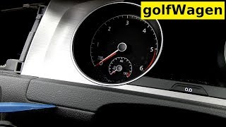 VW Golf 7 instrument cluster removal [upl. by Wyck900]