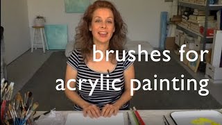 Brushes for Acrylic Painting [upl. by Zeiler]