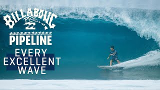 Every Excellent Wave  Billabong Pro Pipeline 2023 [upl. by Billi]