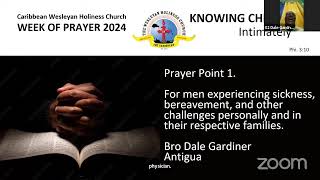 Caribbean Wesleyan Holiness Church  Prayer Meeting [upl. by Odrarej]